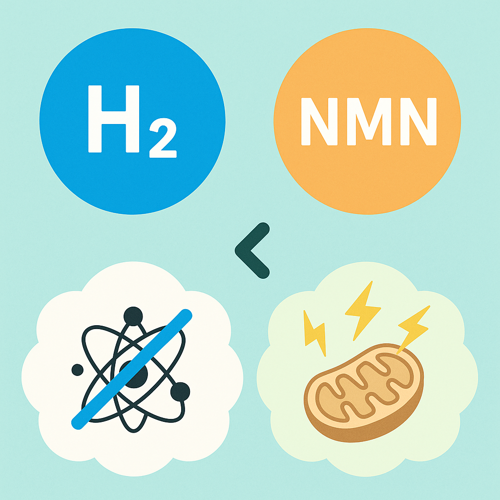 【🧬 水素とNMNの相乗効果とは？】