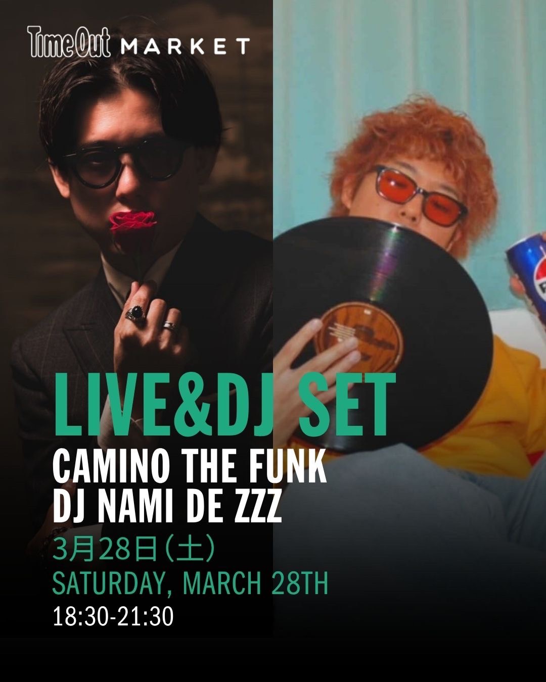 3/28 Timeout FREE LIVE @梅田Timeout market osaka