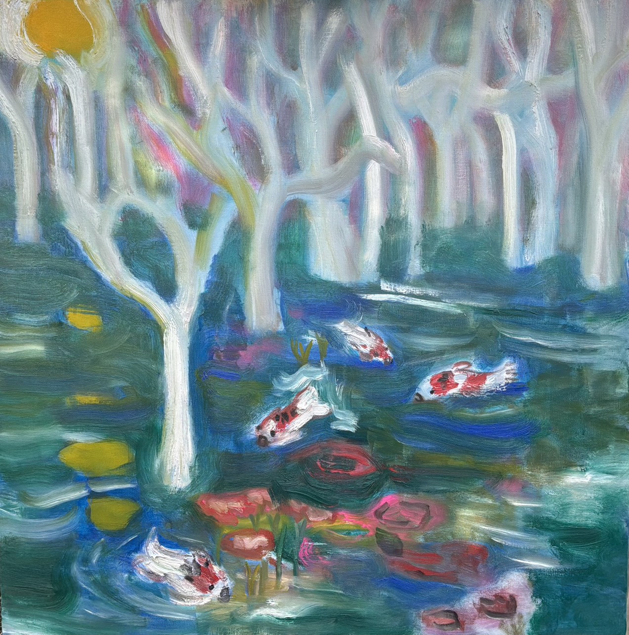 今年はpondシリーズに見られるような、風景画を前半に作っていきます