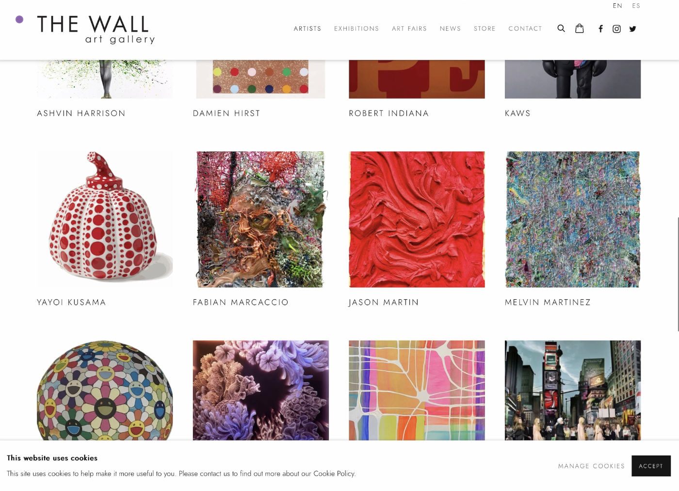 アメリカのマイアミで売れている作品の傾向とギャラリーでの紹介