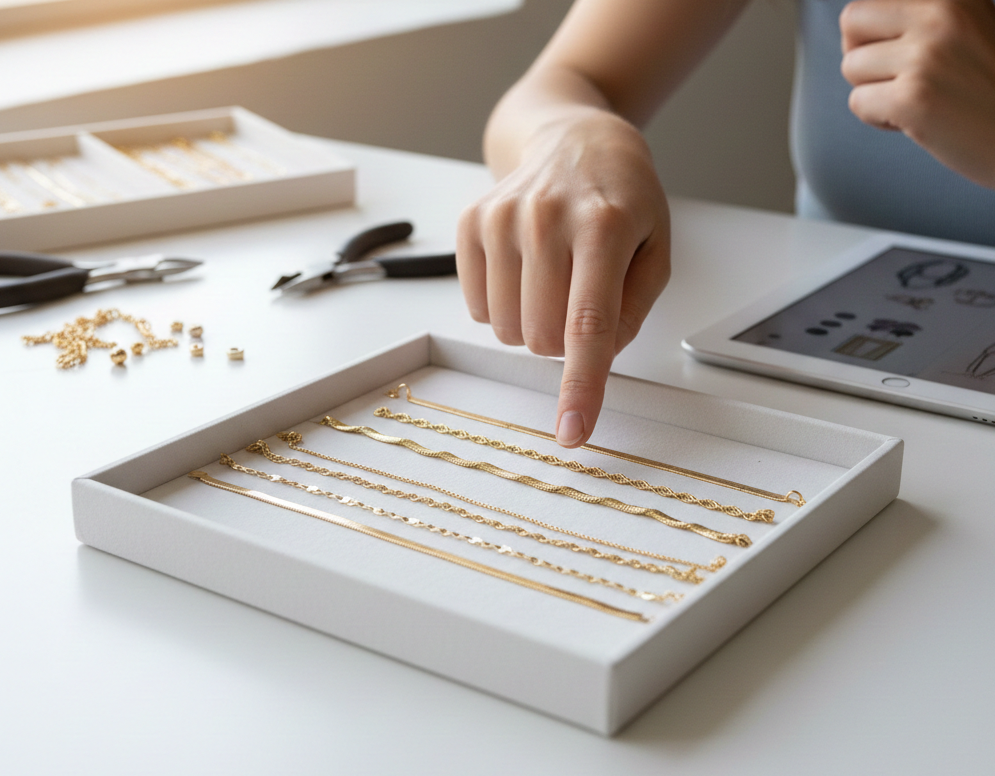 Cross your fingersのアクセサリーと、メッキのはなし