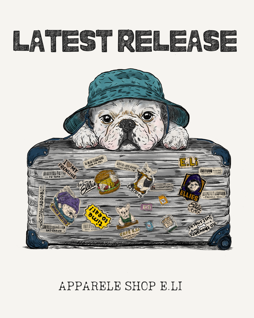 "ひとつに選べない”から生まれた、スーツケースデザインのスウェット