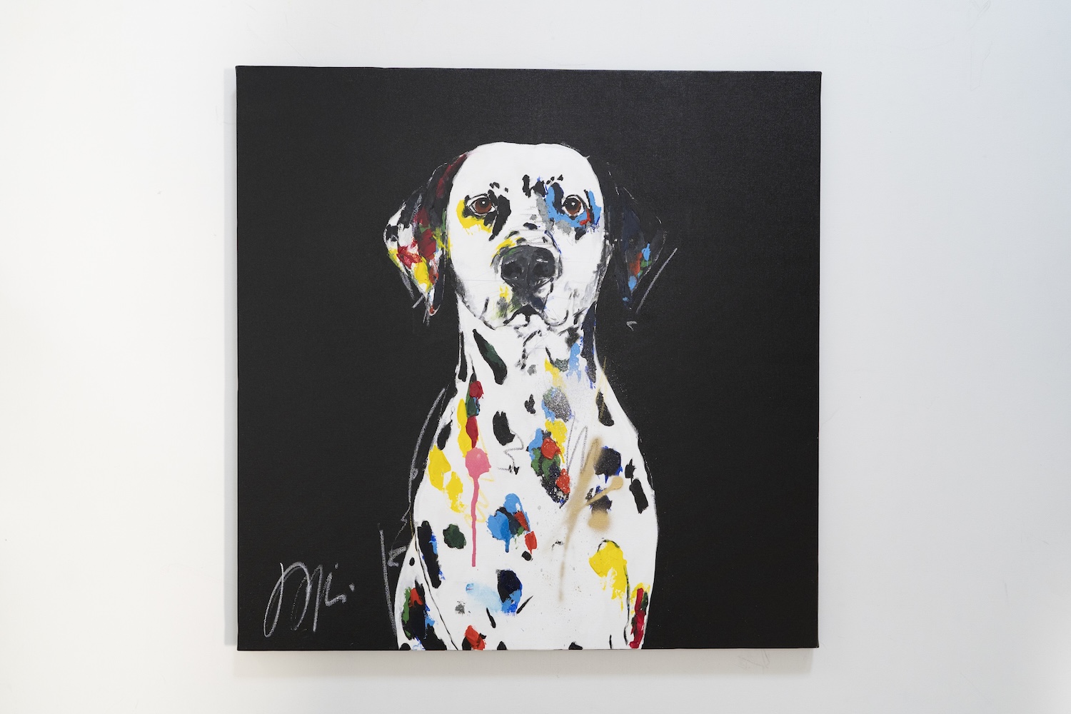 新作 ダルメシアンの現代アート作品 "Dalmatian"　加わりました！