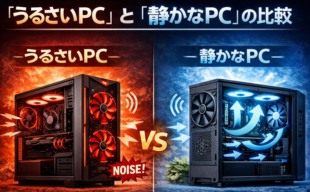 「静音性の正体──うるさいPCとうるさくないPCの違い」
