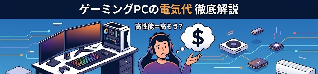 「ゲーミングPCの電気代はいくら？リアルな消費電力を解説」
