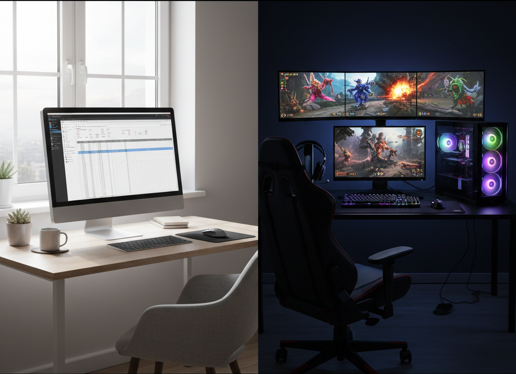 🎮 ゲーミングPCと普通のPCの違いとは？【初心者にもわかりやすく解説】