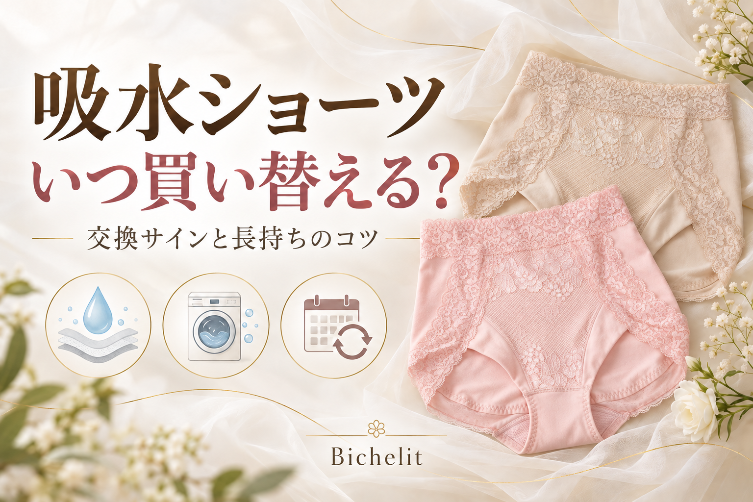 吸水ショーツはいつ買い替える？交換サインと長持ちさせるポイント