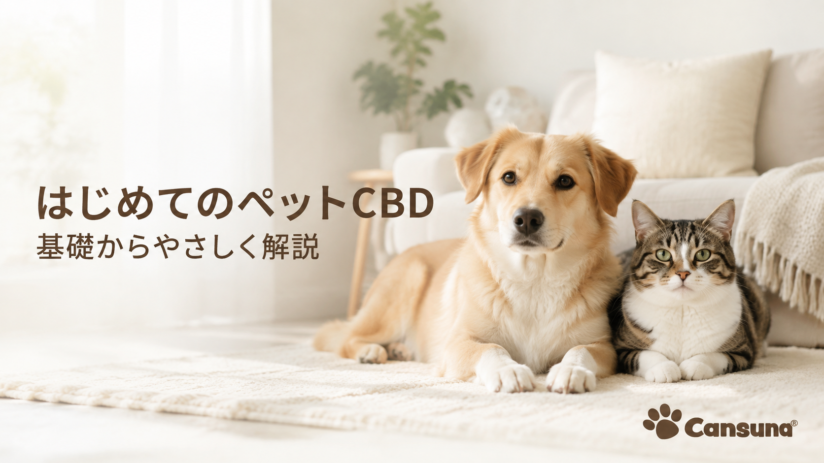 はじめてのペットCBD|犬・猫に使う前に知りたい基礎知識【2026年版】
