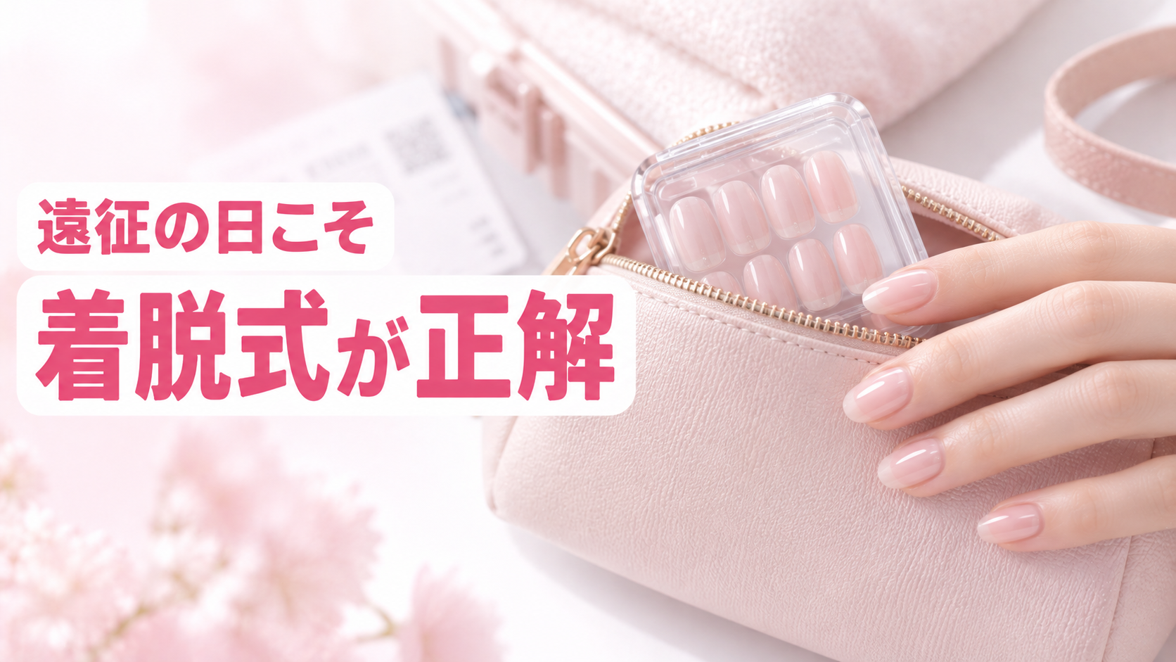 遠征・オタ活に便利な着脱式ネイルチップ