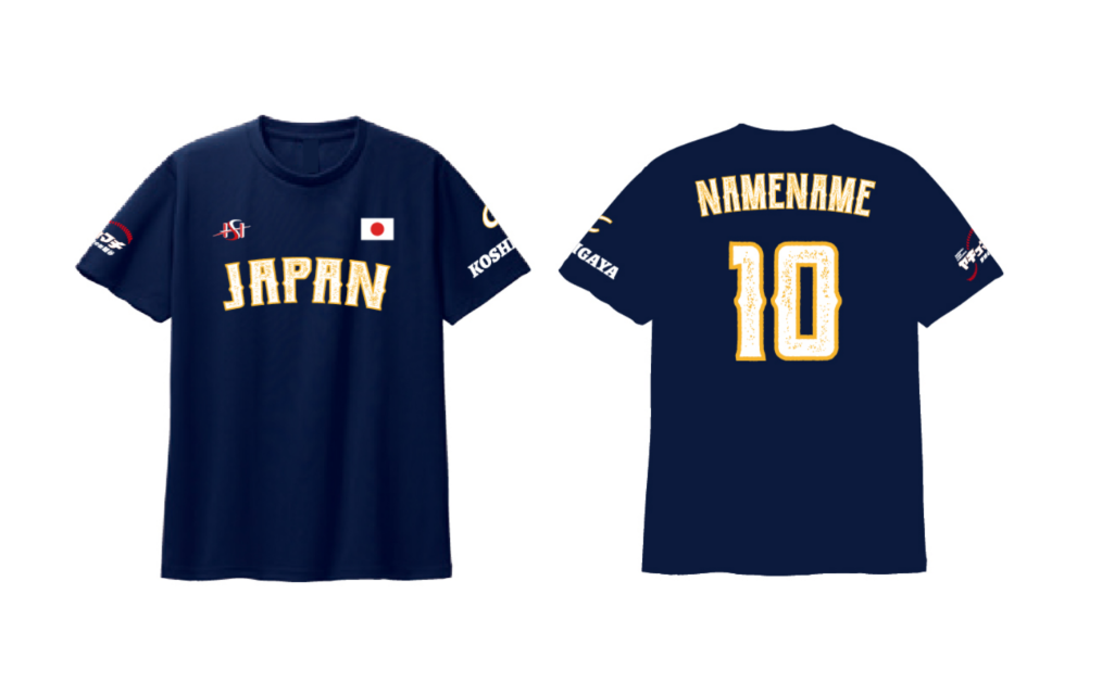 SUNホールディングス国際少年団のオリジナルベースボールTシャツです