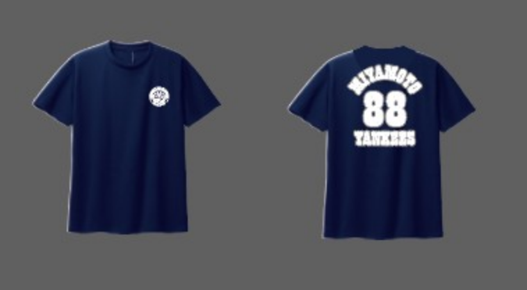 宮本ヤンキース様　オリジナルベースボールTシャツを購入頂きました