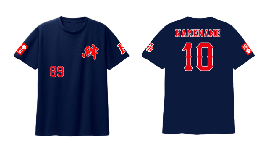 千間台FB様　オリジナルベースボールTシャツを購入頂きました