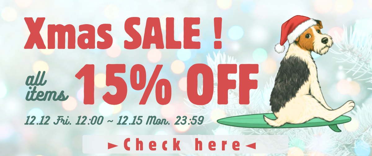 Xmas SALE🎄15%OFFクーポン配布中🎁