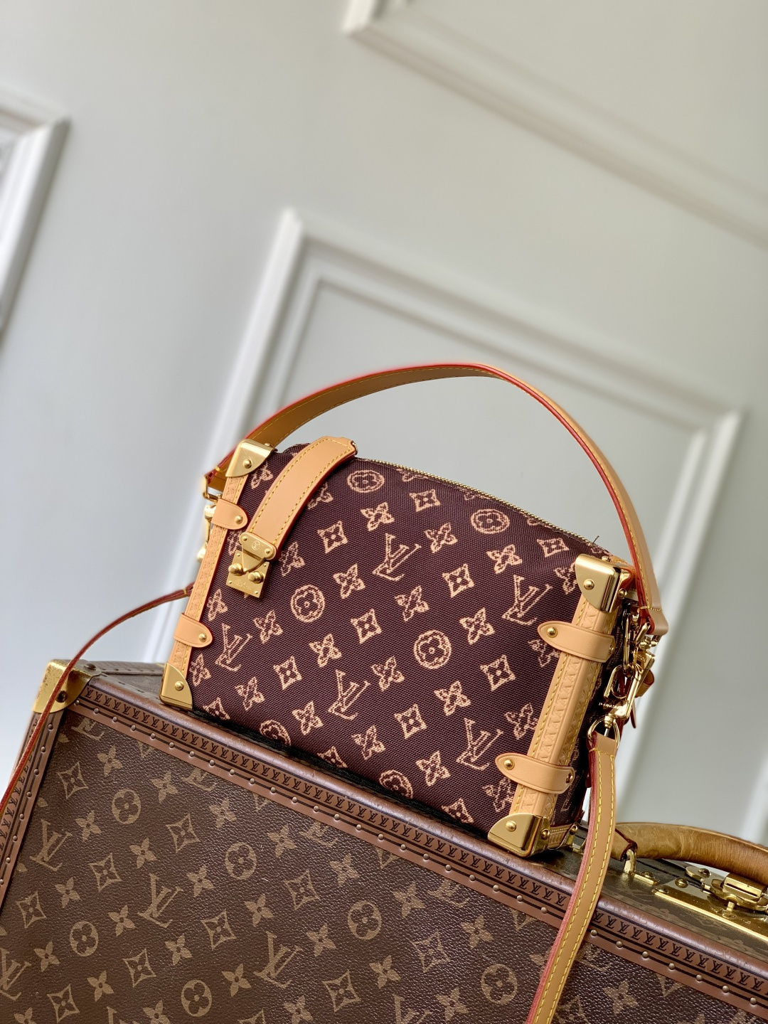 ルイヴィトンコピー【M27516】モノグラム･コーティッド･キャンバスサイドトランク MM ショルダ