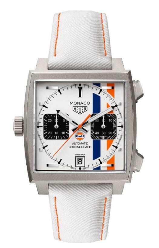 タグホイヤー2025年新作限定腕時計モナコ クロノグラフ x ガルフより発売する。