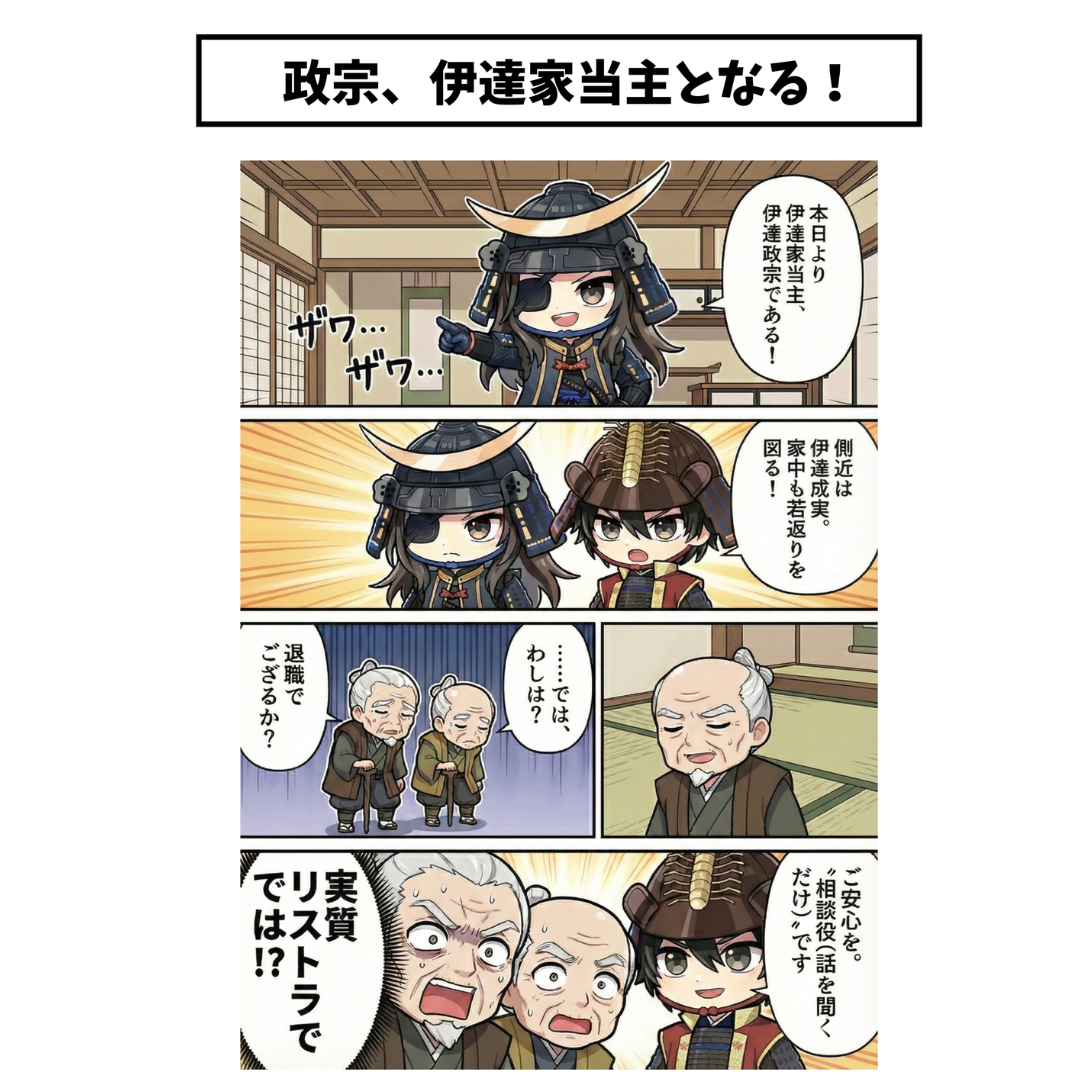 政宗、伊達家当主となる!