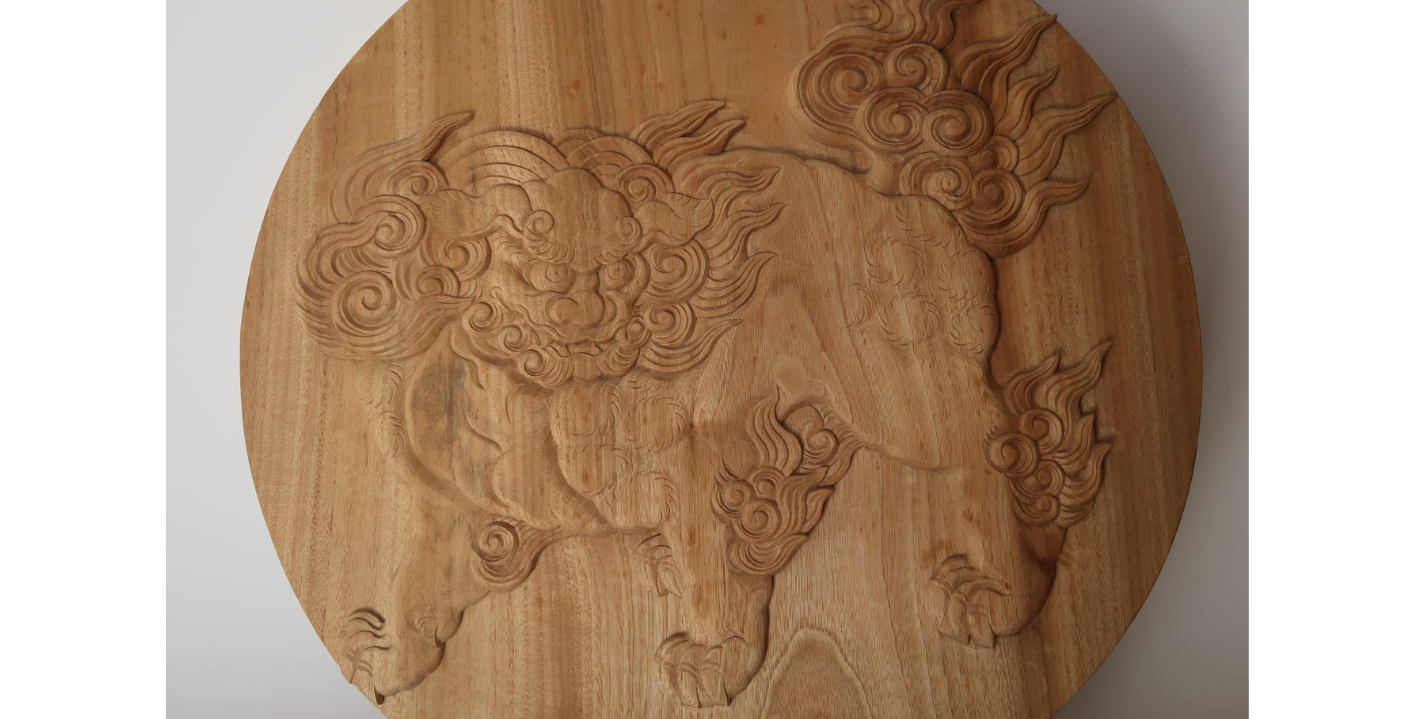 The Japanese Lion Strength, Protection, and a Fam