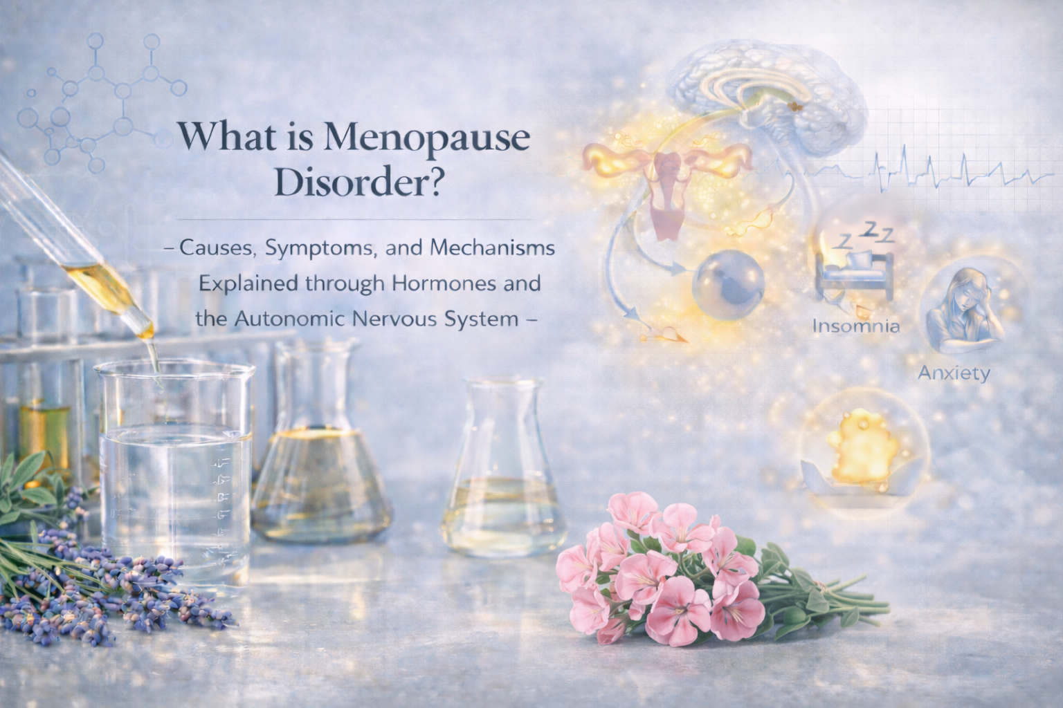 更年期障害とは？　- 原因・症状・メカニズムをホルモンと自律神経から解説 -