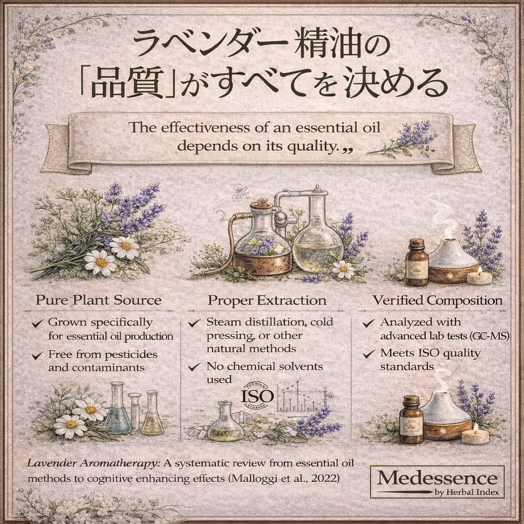 ラベンダー精油の「品質」がすべてを決める