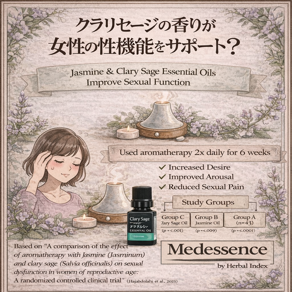 クラリセージの香りが女性の性機能をサポート？