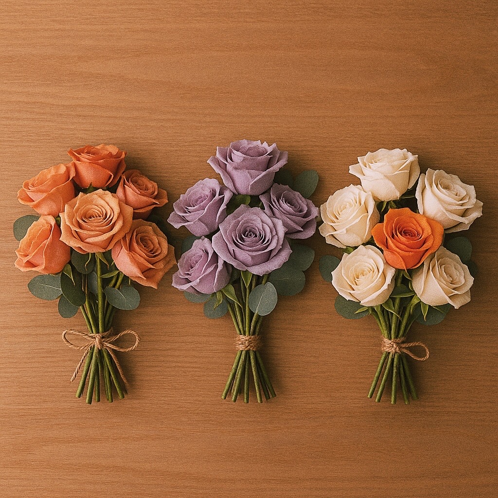 迷ったら“主色・副色・差し色”。秋のラベンダーブーケで整える色の心理｜florist copper