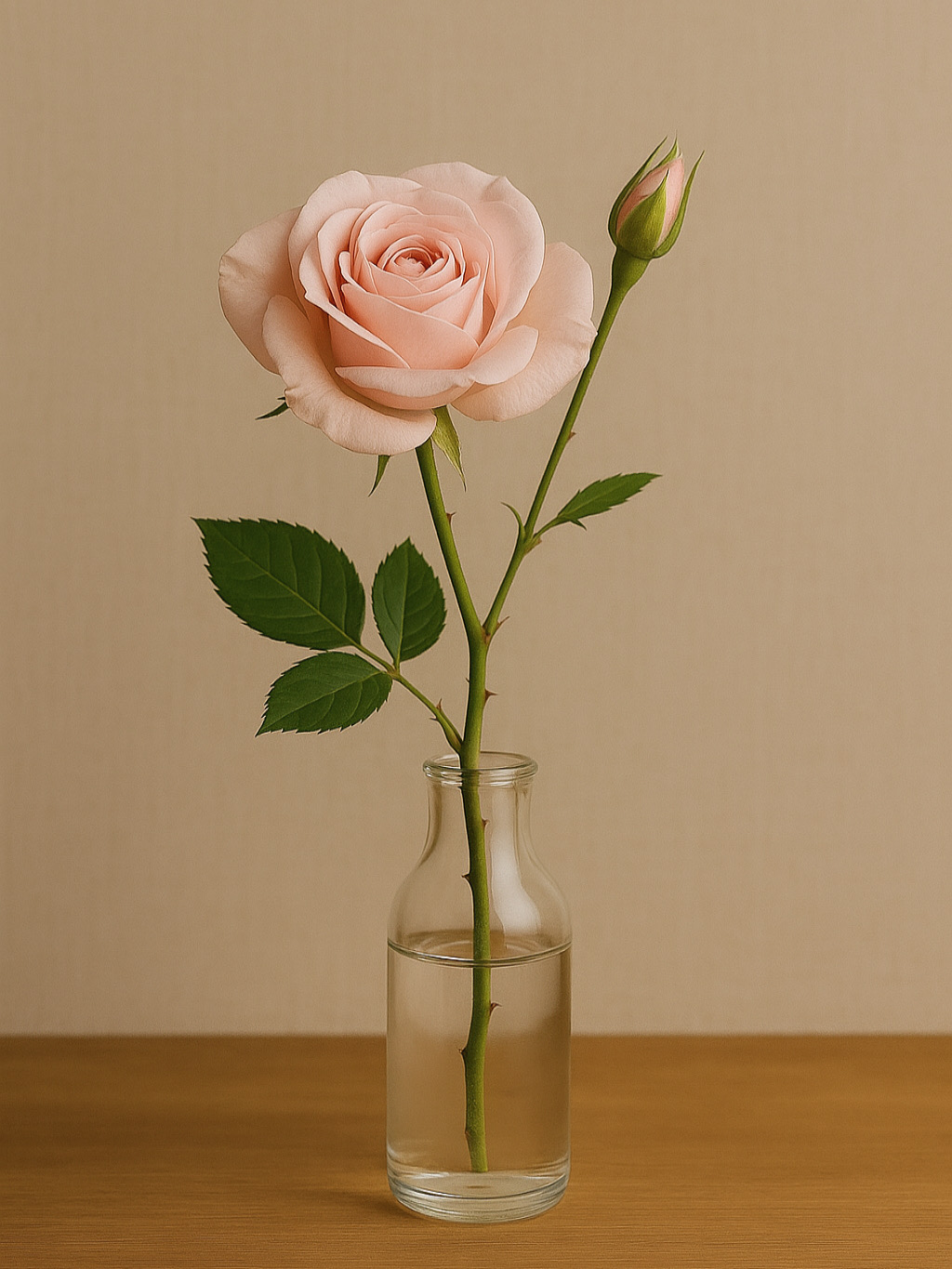 未完成の余韻で“記憶に残る一輪挿し”——摂津・北摂のフローリストが教える「バラ＋蕾」のテーブル術