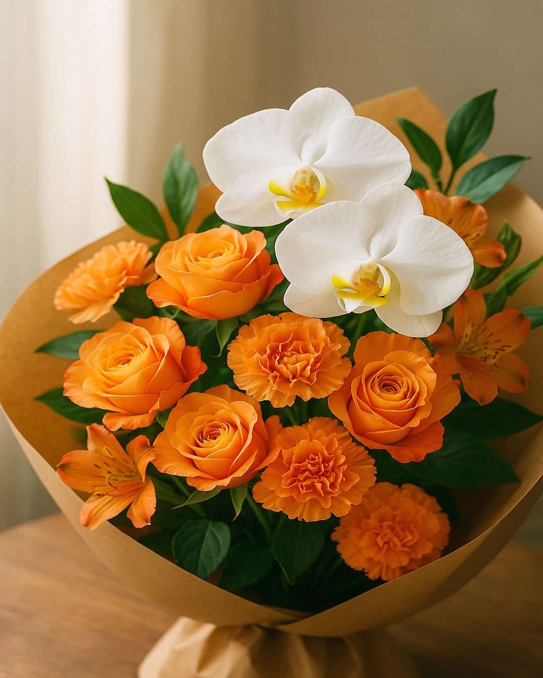 敬老の日に贈る花ギフト｜胡蝶蘭と秋色ブーケで感謝を伝える【全国配送】