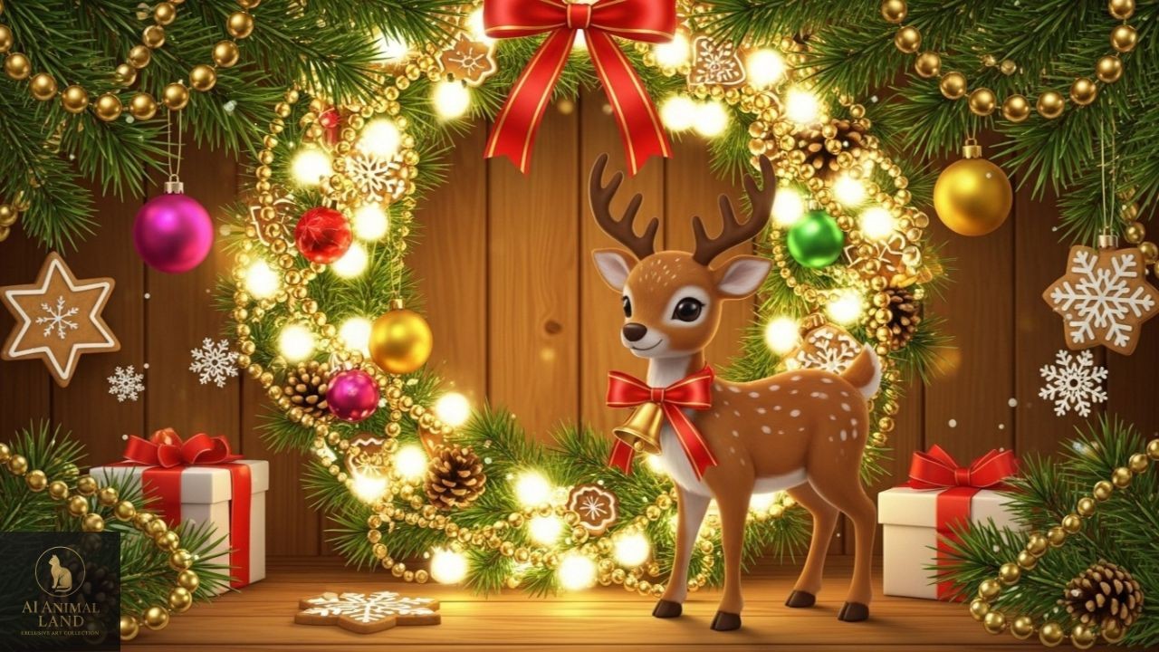 🎄【期間限定】AI ANIMAL LANDの4Kクリスマス壁紙を無料配布中!【BOOTH限定】