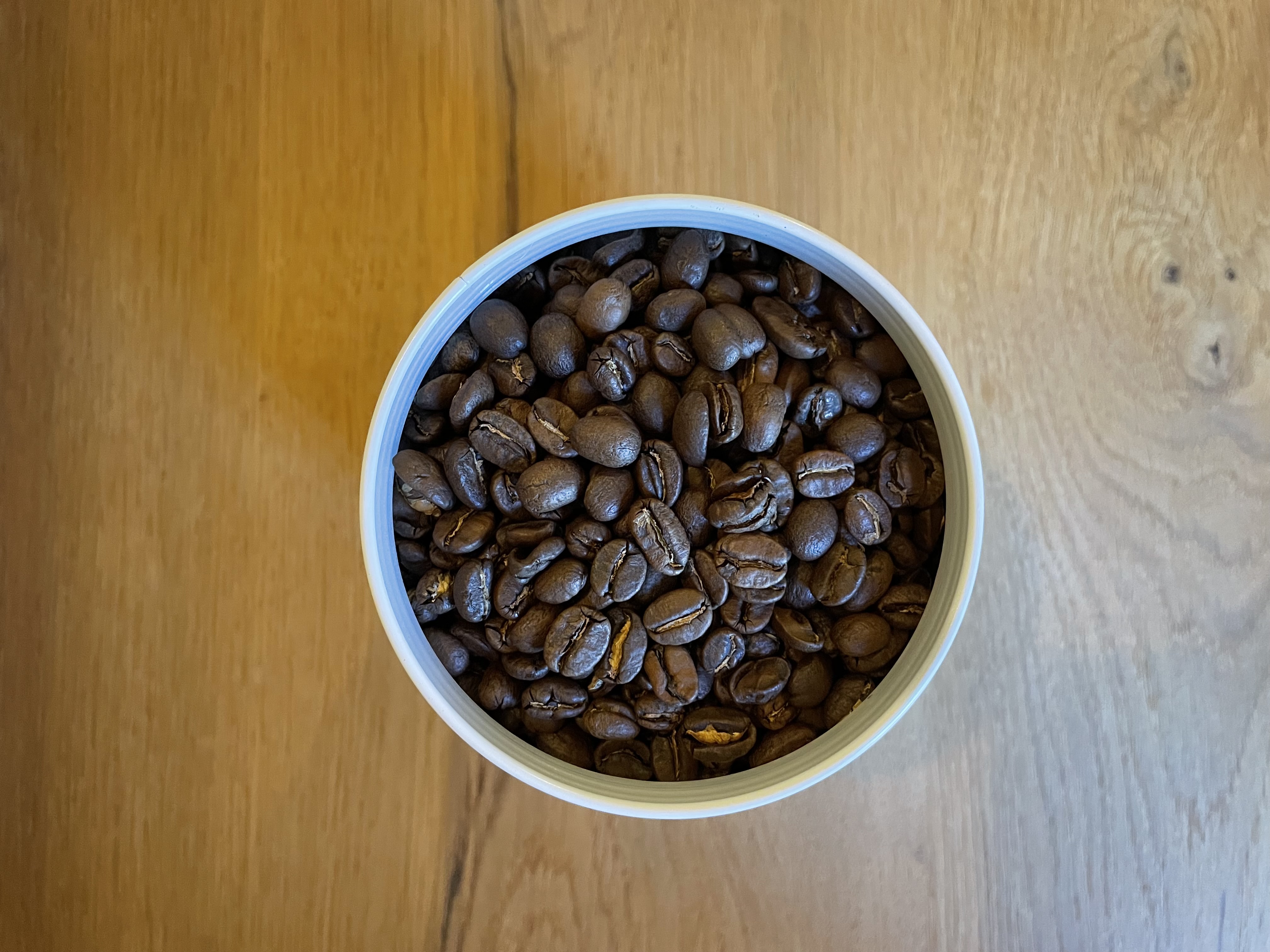 コーヒー豆の量をすこし見直しました