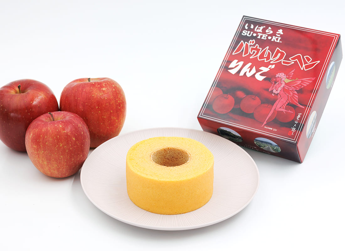 茨城県産いちごを使った「なめがた一番バウムクーヘン いちご」新発売!