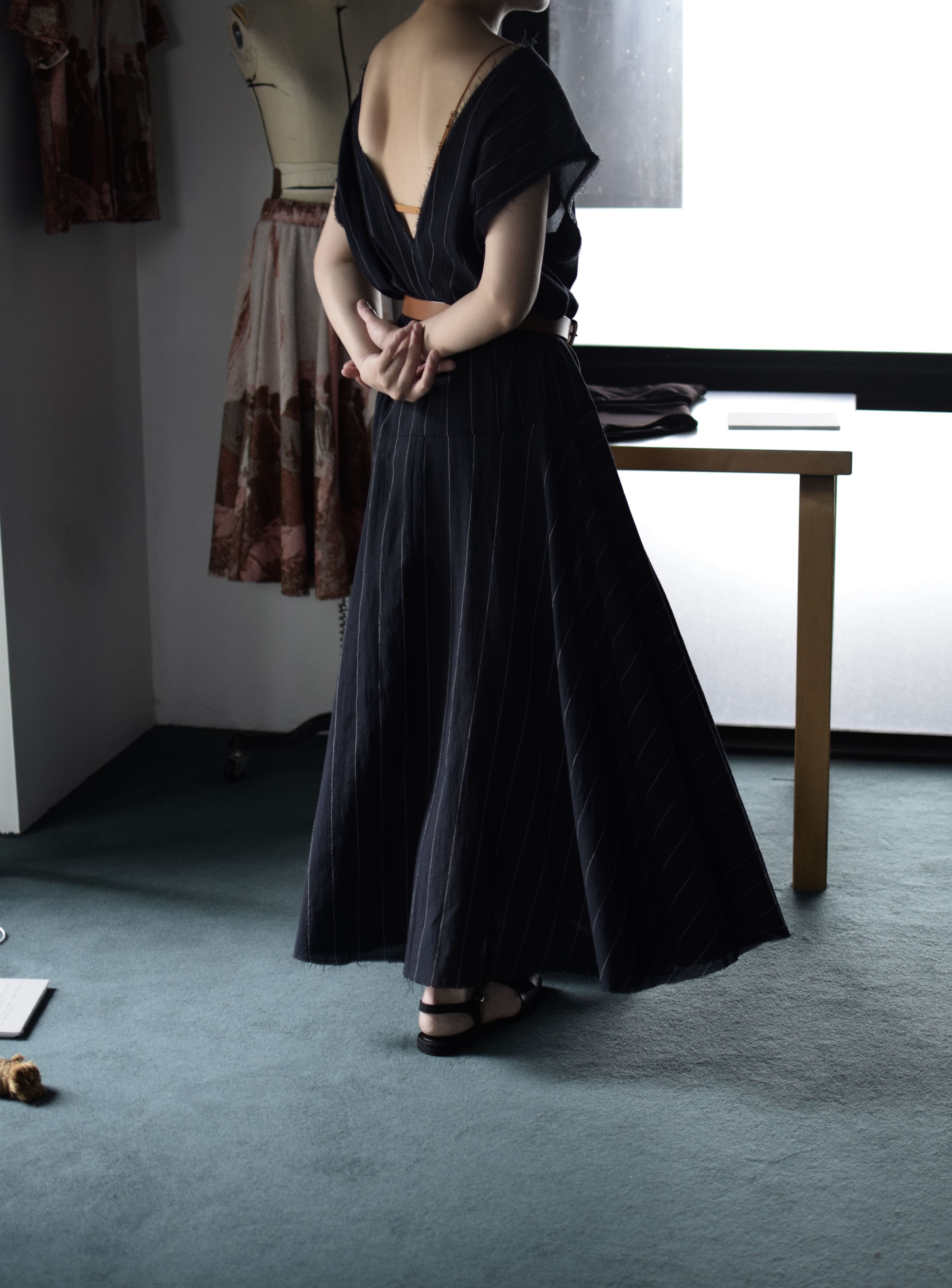 jonnlynx(ジョンリンクス) -sleeveless long dress-