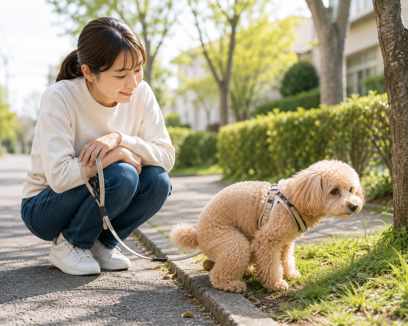 愛犬のうんちで健康チェック。色・形・においで見る腸内環境のサインと食事の改善法