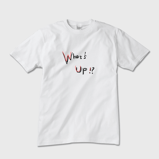 What's Up!? RED Tシャツ メンズ M