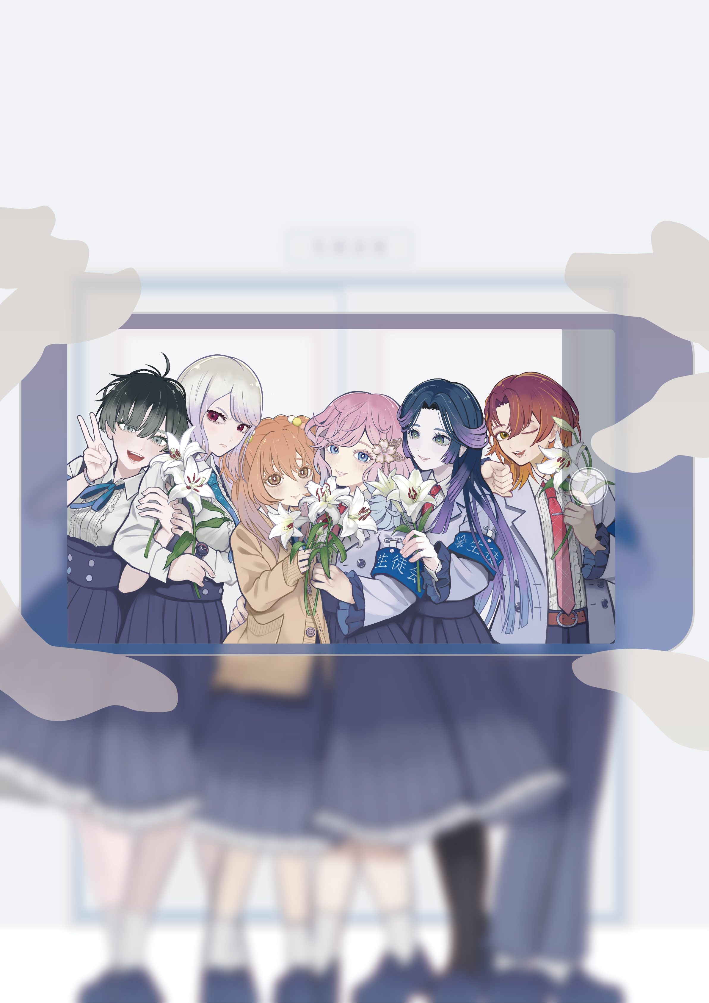 そら様　マーダーミステリー「√-1の告白」イラスト・デザイン制作