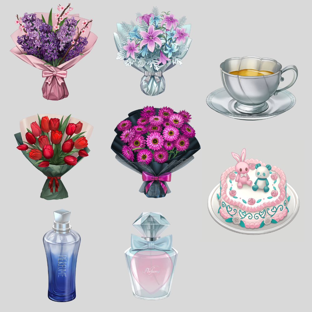 かえりうむ様　ゲーム用アイテムイラスト制作