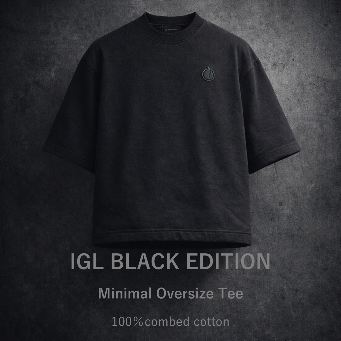 100着限定。IGL BLACK EDITION OVERSIZE TEE 発売開始