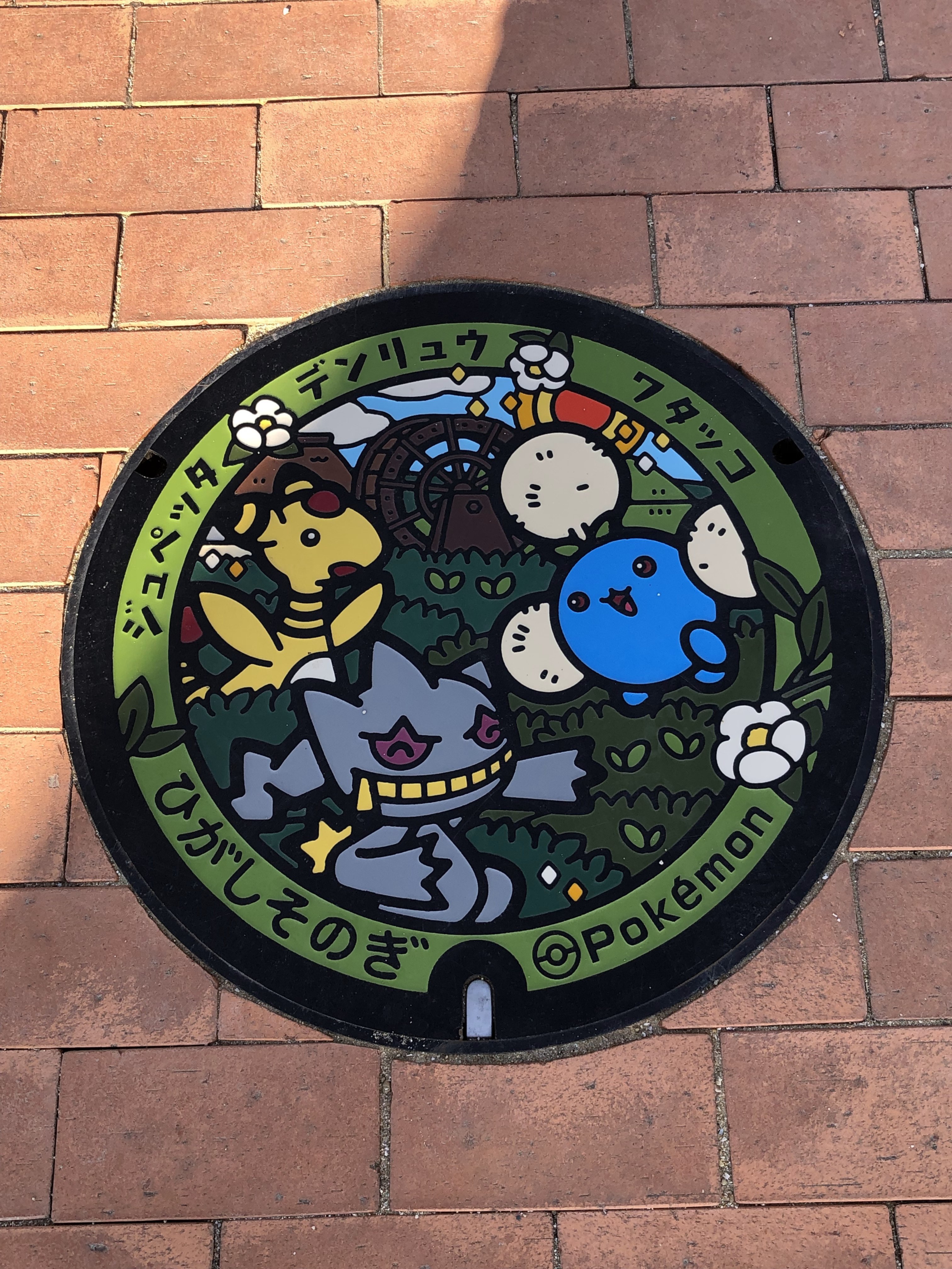 長崎県「道の駅彼杵の荘」で出会ったポケふた