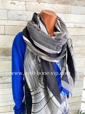 【新作ロングスカーフ】春の大判ストール＆流行りのデニムをコーディネイトしました