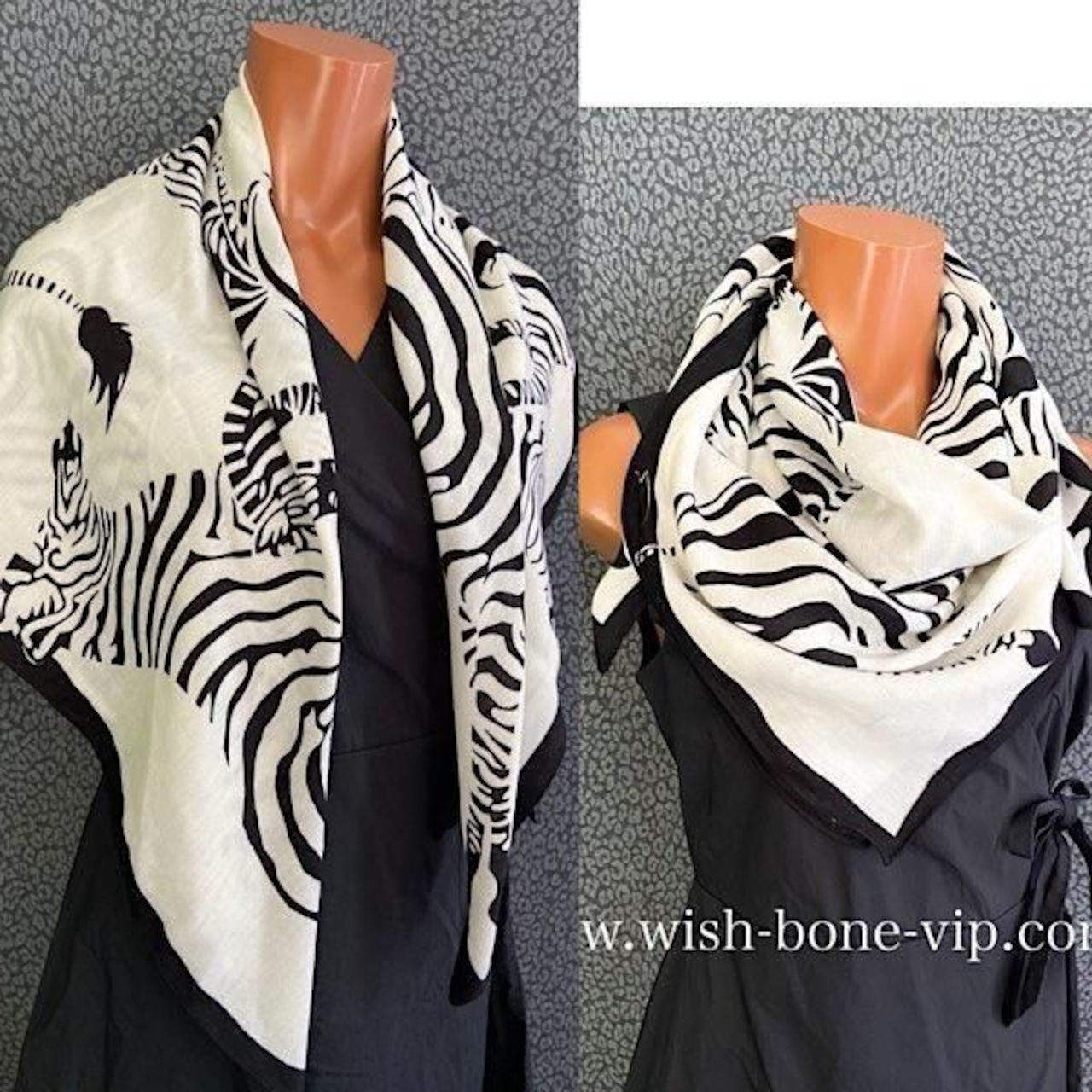 小さめスカーフでワンポイント-Scarf coordinate