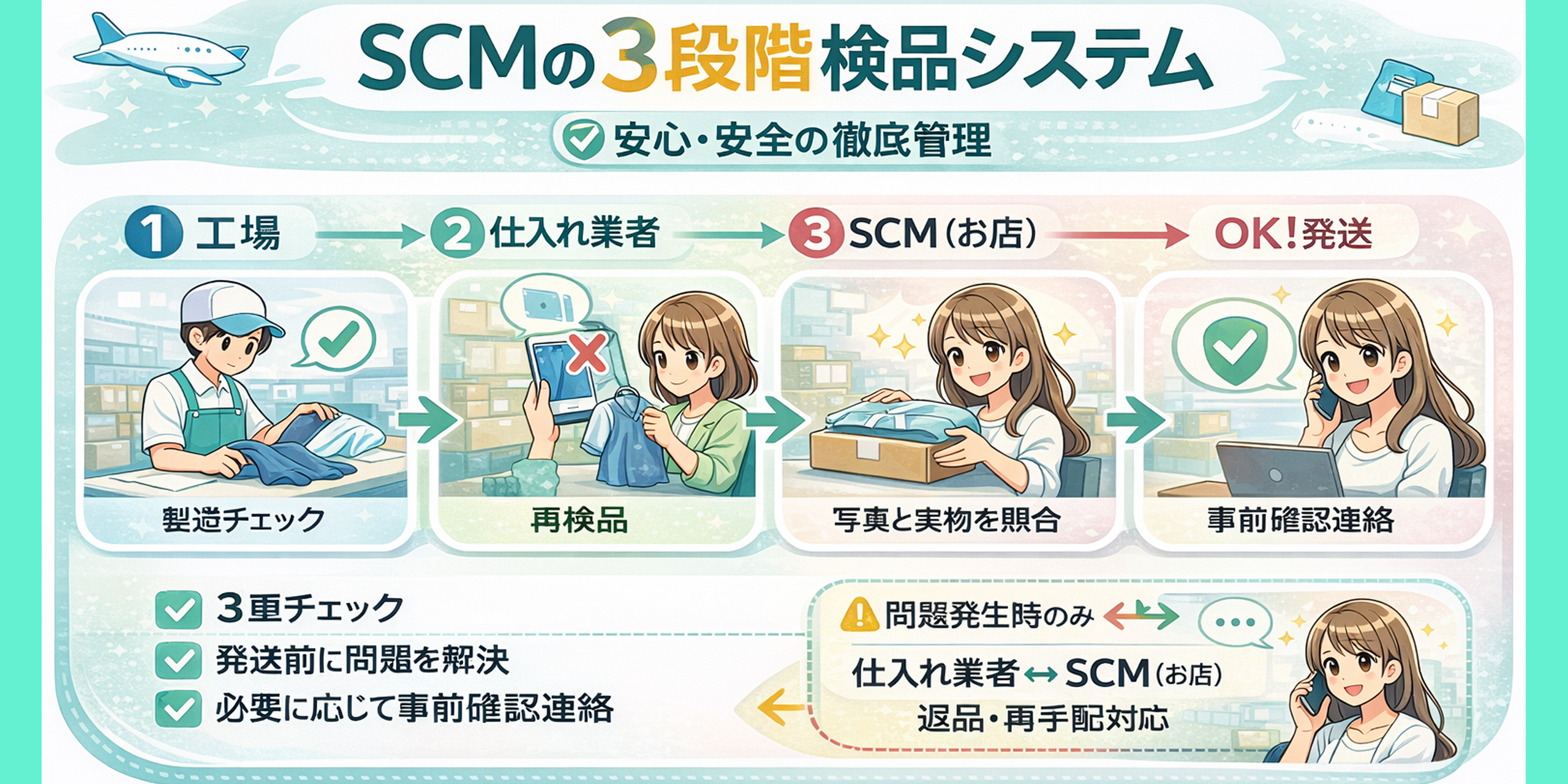 通販で「不良品が届くのが不安な方へ」｜当店の検品体制と発送が遅い理由