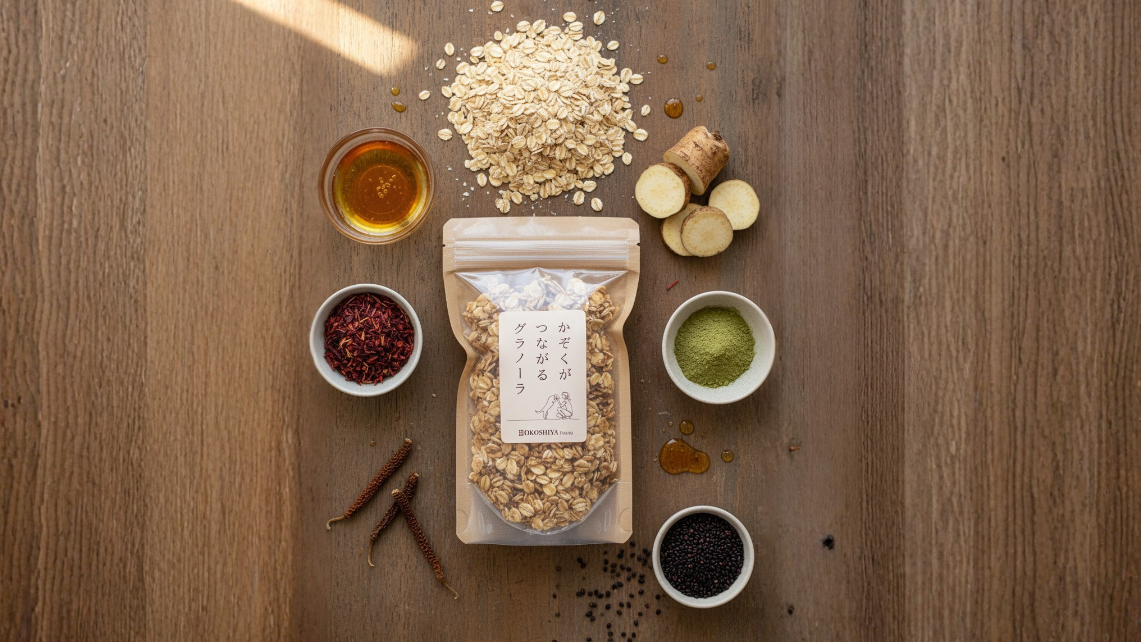 原材料のひみつ ——“腸がよろこぶ”理由を、ひとつずつ。