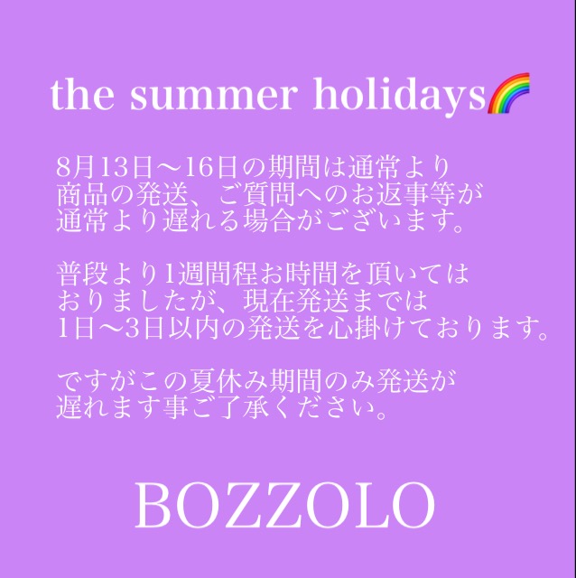 the summer holidays 