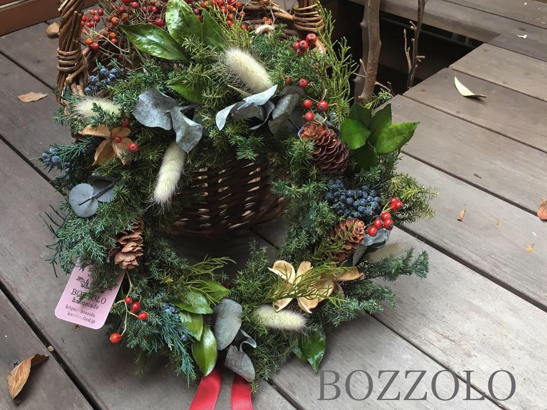 BOZZOLO Christmas Wreath 受注販売ご予約開始のお知らせ♡