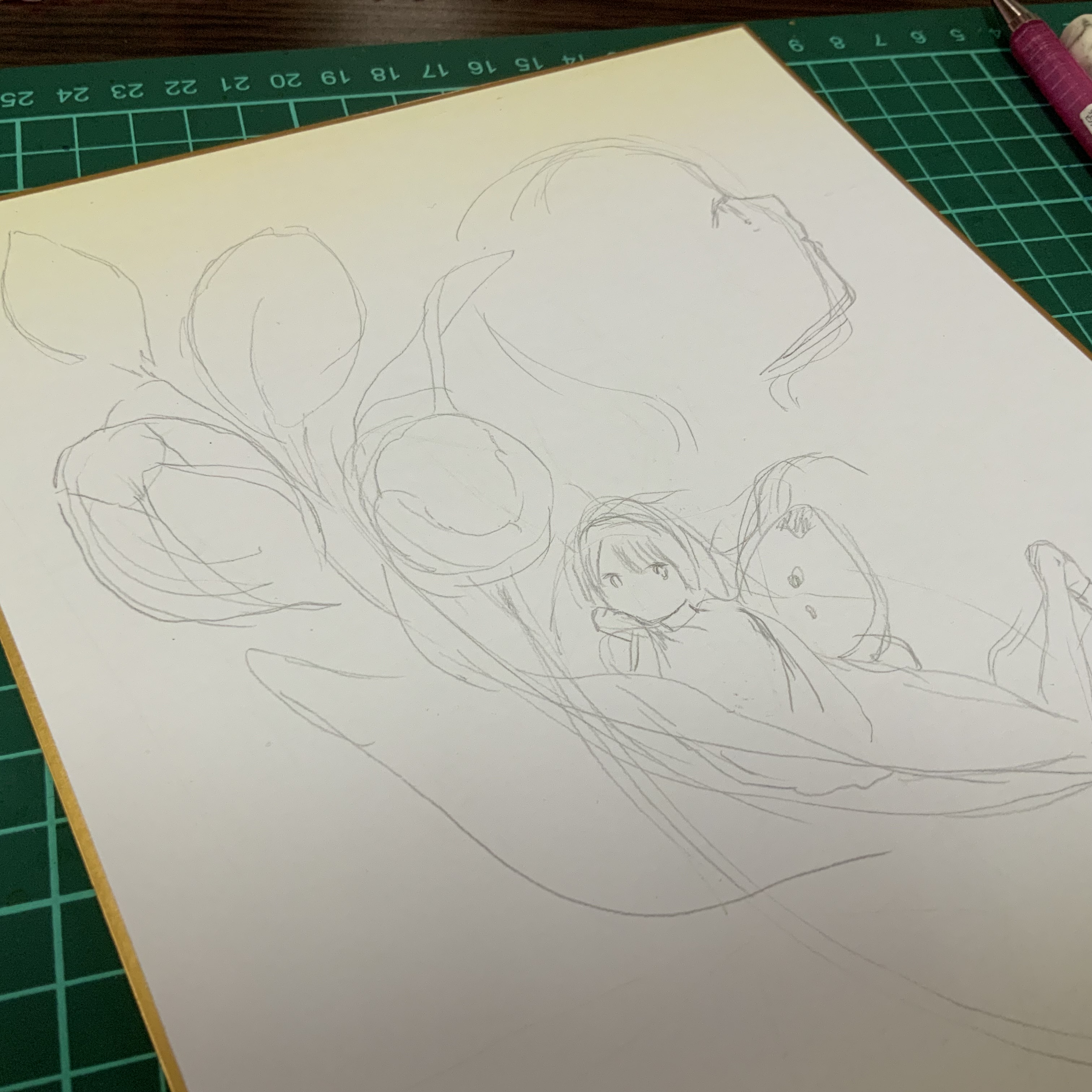 チューリップが描きたい