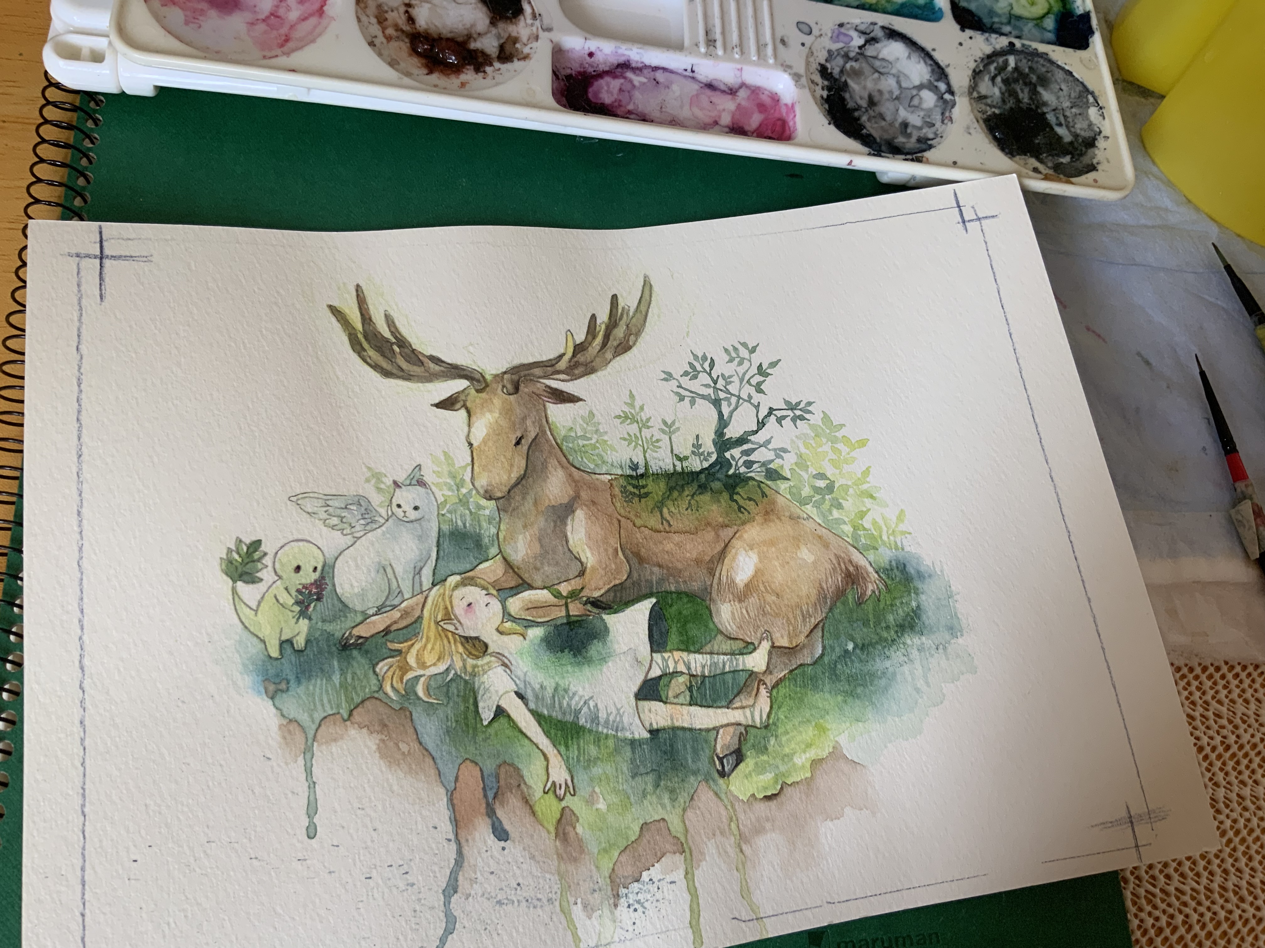 ちょっとだけ、ヘンテコな絵の描き方