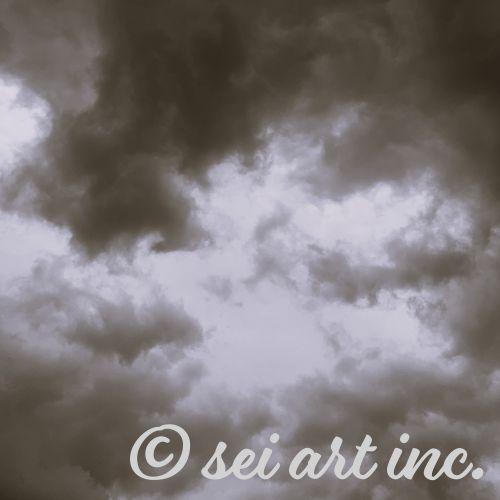 雲　モノクロ　デザインの商品リンク