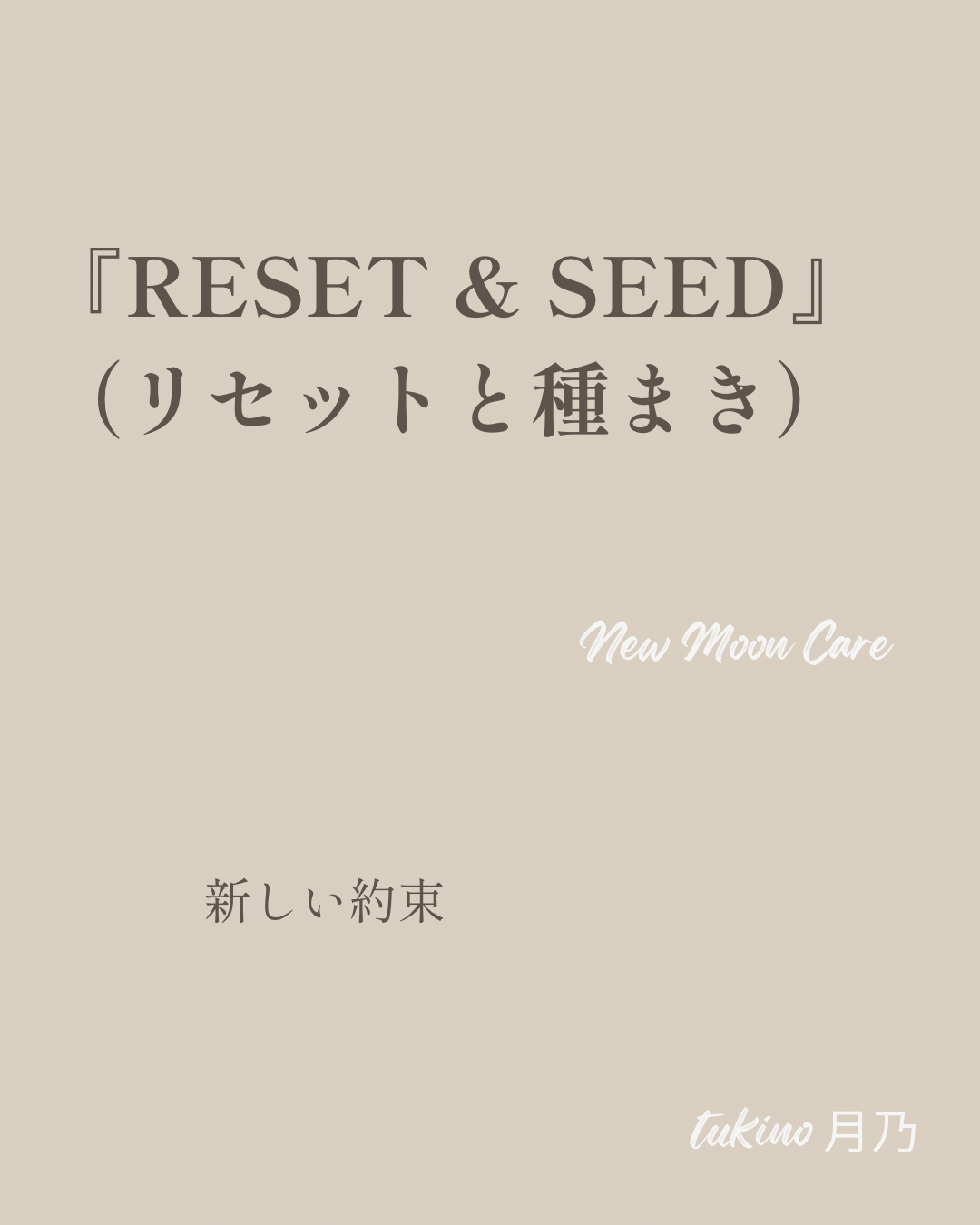 新月🌑　2026.05/17