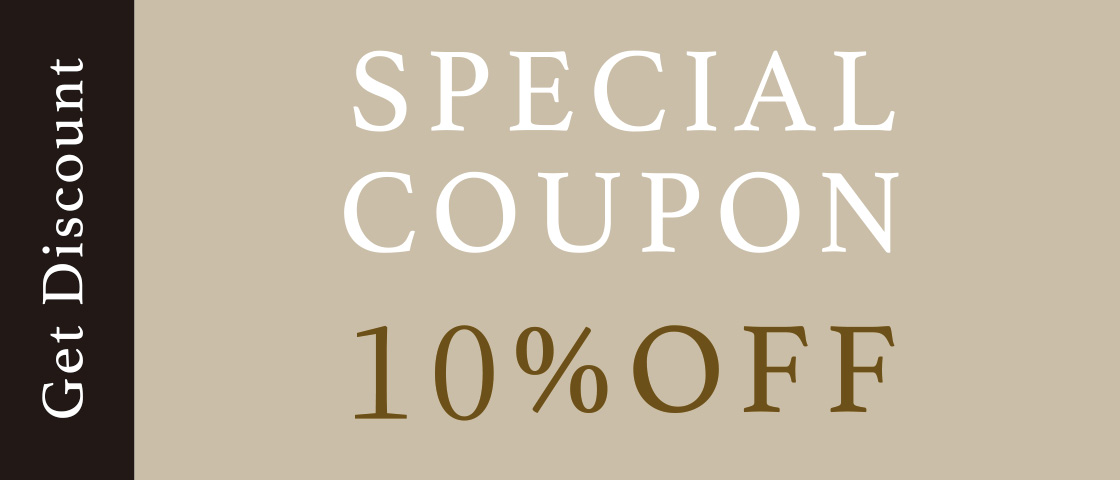 【10%OFFOFFクーポン】配布中！