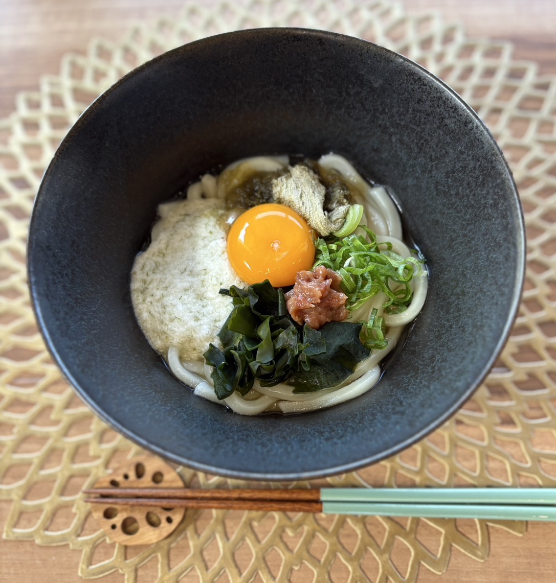 月見うどん梅のせ