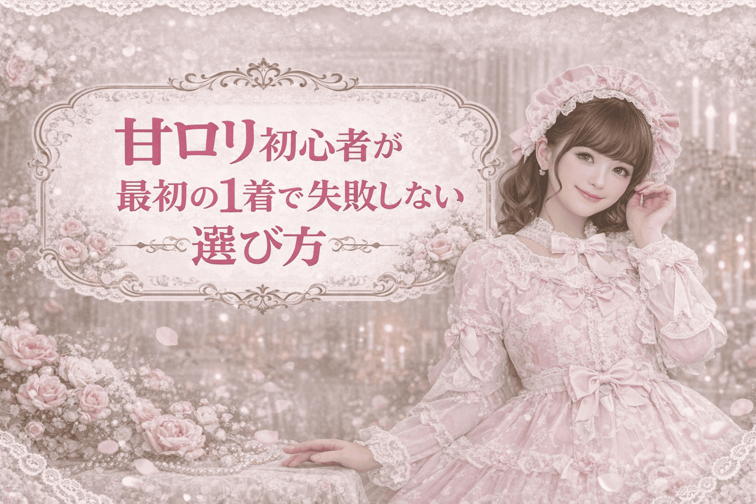 甘ロリ初心者が最初の1着で失敗しない選び方